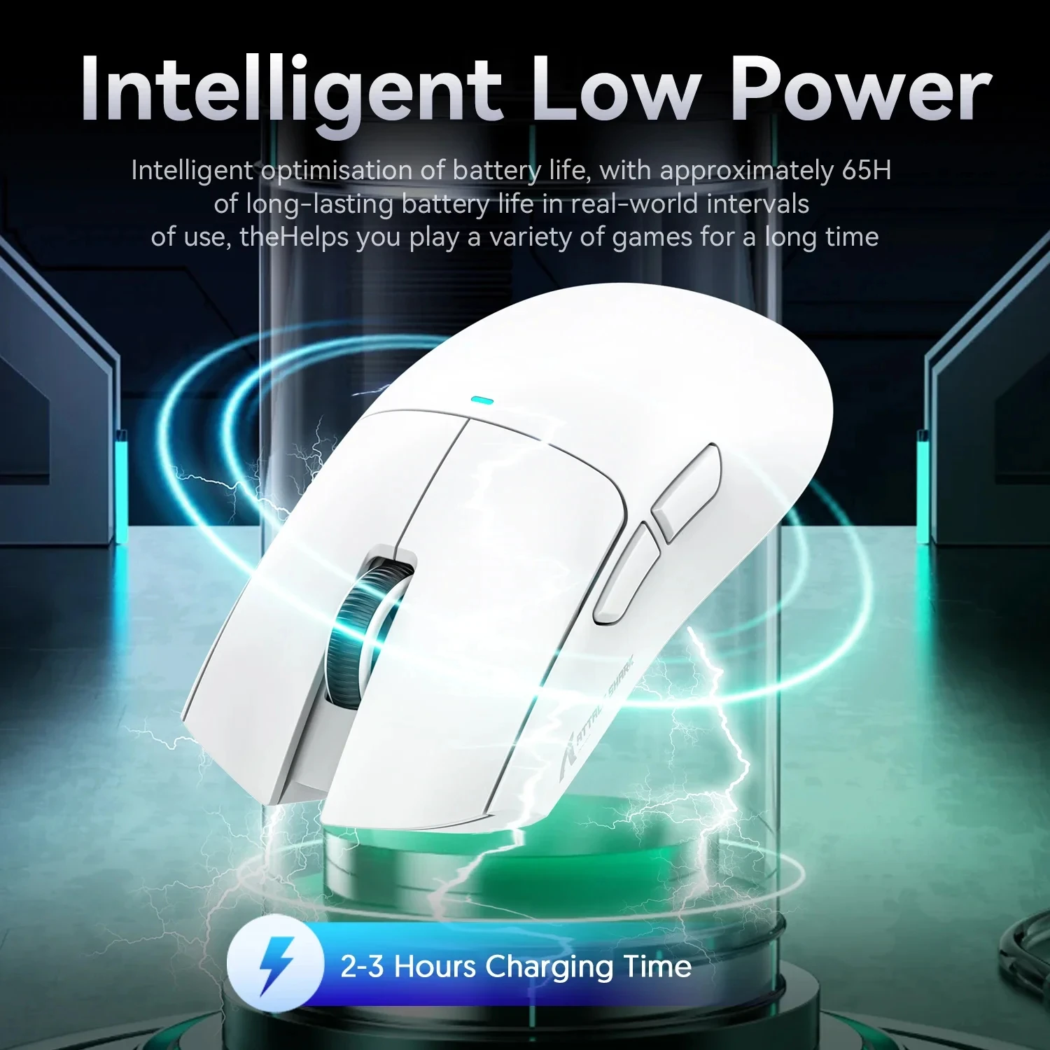 Attack Shark R1/X11 Wireless Gaming Mouse, 18K DPI PAW3311, Ergonomic, Lightweight Tri-Mode Bluetooth 2.4GHz USB, for PC/Laptop